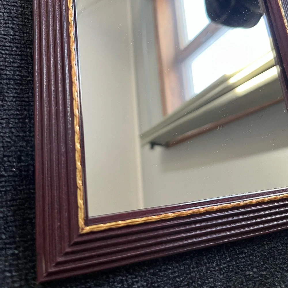 Vintage Home Interiors Framed Decorative Mirrors Set of 2